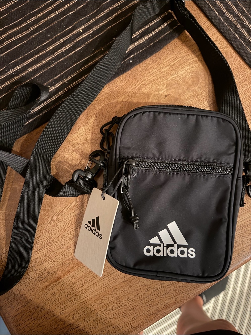 adidas Black Small Crossbody Pouch